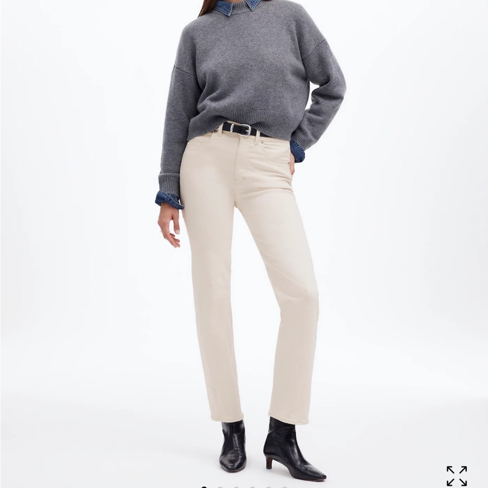 NWT Madewell 90s straight vintage canvas jeans 23P